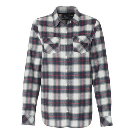 Burnside Ladies' Woven Plaid Flannel 5210