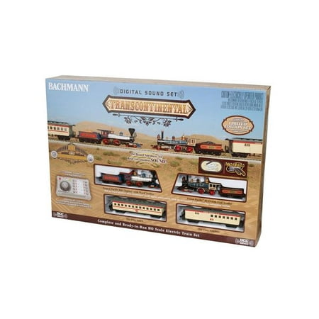 TRANSCONTINENTAL DCC Sound Value Equipped Ready To Run Electric Train Set - HO