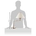 thumbnail image 2 of Boston Harbor TL-TB-8008-3L Swing Arm Adjustable Desk Lamp 60 W A19 2705 Satin Nickel, 2 of 3