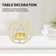 thumbnail image 4 of Juego de 10 Candelabros Candelita de Metal Geométrico Dorado para Decoraciones de Sala de Estar Y Baño - Centros de Mesa para Bodas Y Comedores, Decoración de Mesas Auxiliares, 4 of 10