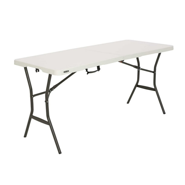 Half Table Pearl 280513 Steel Frame, 5 Foot Round Folding Table