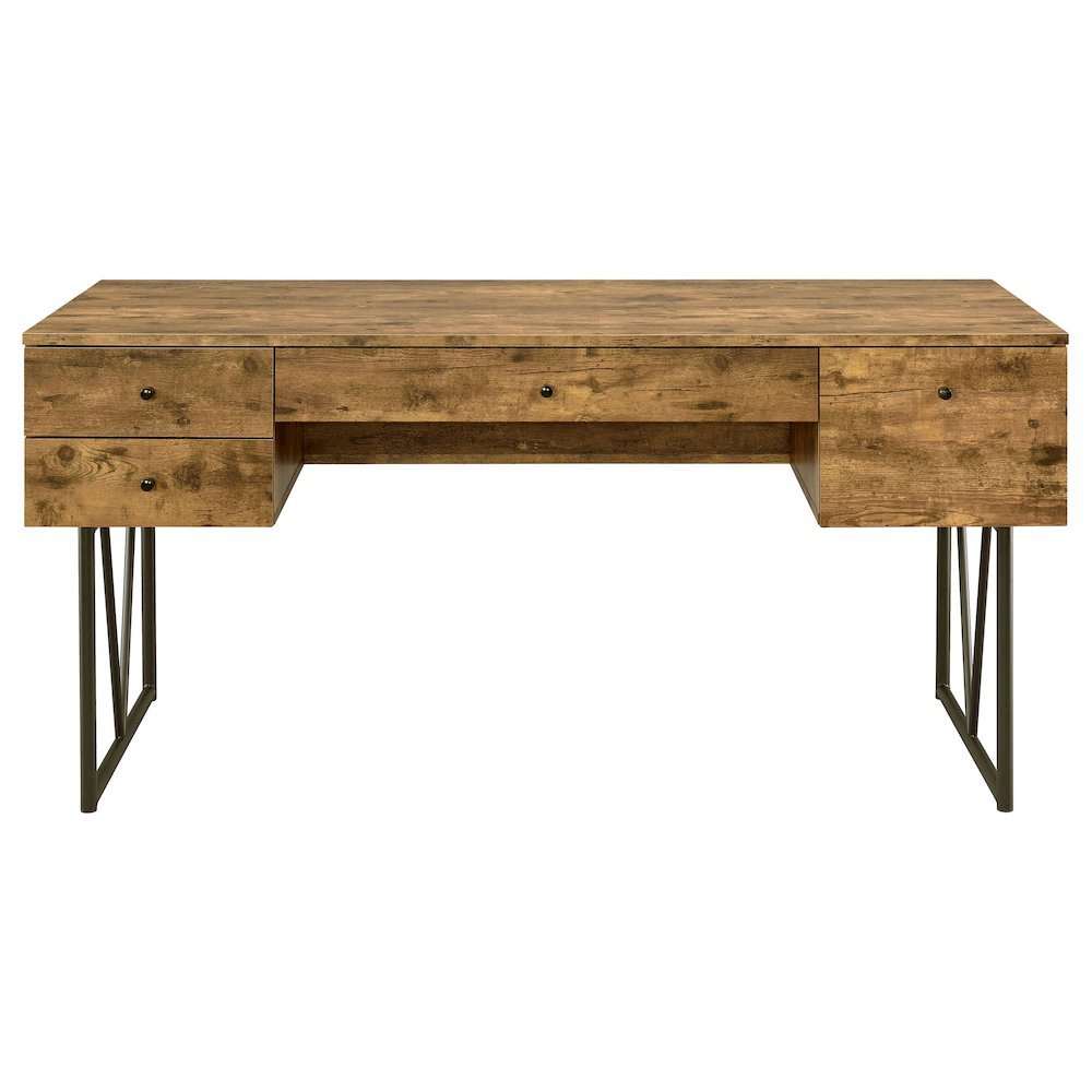 FurniFact Spacious Office Desk – Computer Desk with Drawers for Home or Work