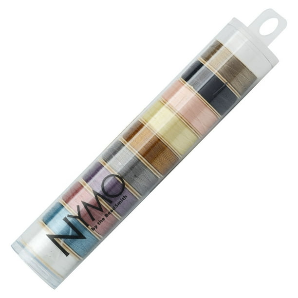 Nymo Nylon Seed Bead Thread Size B (10 Bobbins 72 Yards Each) 0.008