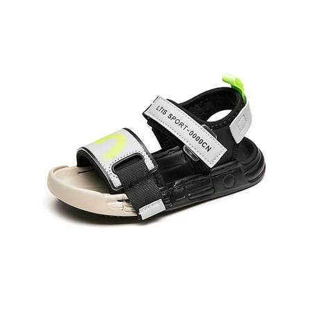 

SIMANLAN Kids Summer Shoes Lightweight Beach Sandal Platform Sport Sandals Girls Boys Breathable Flats Shoe Unisex Open Toe Green 9C