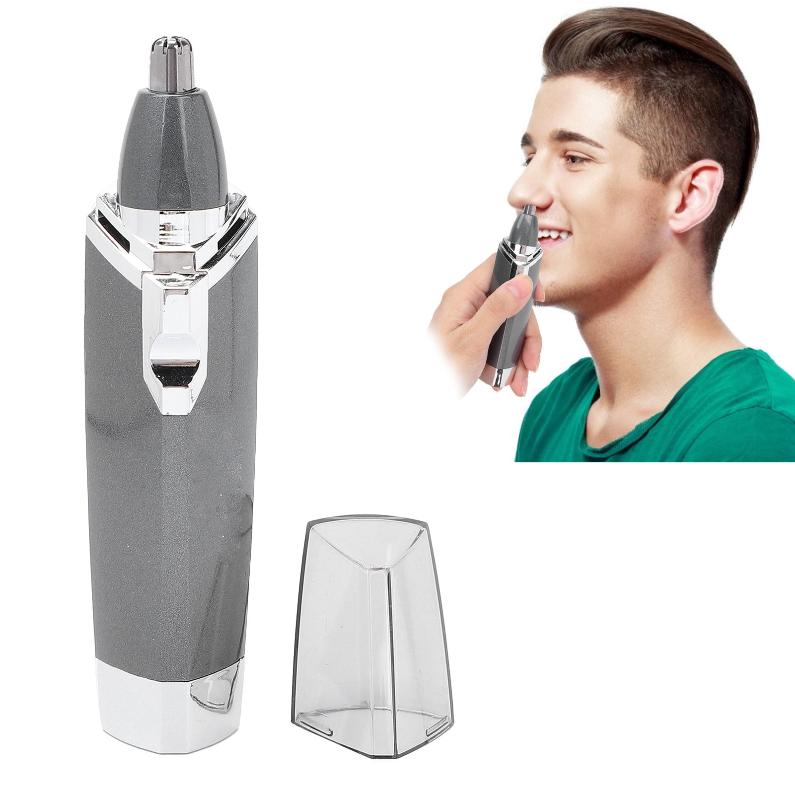 LHCER Nose Hair Cutter,Electric Nose Hair Trimmer Super Quiet Safe Male Nose Hair Cutter