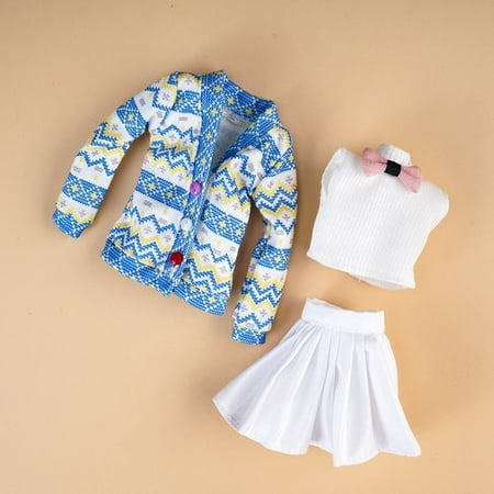 

30cm 2022 Newest Kids Gift Toy Casual Wear Dolls Skirt Doll Accessories Girl Clothes 8