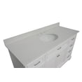 thumbnail image 5 of Aria 60" Single Bathroom Vanity with White Cabinet and Quartz Top, 5 of 6