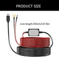 thumbnail image 5 of USB C Hardwire Kit for Dashcams 12V 24V to 5V Power Adapter with Low Voltages Protections for Car and Trucks 350cm, 5 of 8