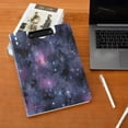 thumbnail image 5 of FORMRS A4 Clipboard Folder with Pen Holder Horizontal Foldable School Office Binder, Purple Sky Pattern, 5 of 9