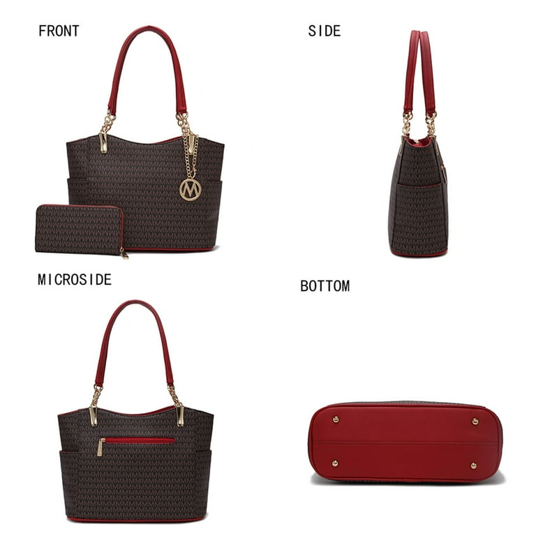 MKF Collection Savannah Women's Tote Bag With Wristlet Wallet