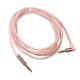 thumbnail image 1 of Cable de guitarra de ,5 mm en ángulo recto a macho de audio recto para guitarra 2 centímetros, 1 of 9