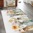 thumbnail image 2 of Spring Flowers Area Rugs 4x6 ft Daisies Lavender Oil Painting Washable Rug Non Slip Indoor Carpet Absorbent Floor Mat for Living Room Bedroom Dining Room, 2 of 9