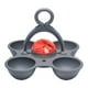 thumbnail image 1 of Temporizador de huevos hervido para huevos huevos suaves y duros, dispositivo de cocina, para cocinar fácilmente, sostenga 4 huevos cambia de colores Gris rojo, 1 of 8