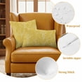 thumbnail image 6 of Pack of 2 Yellow Botanical Outdoor Pillow Covers Decorative, Waterproof Pillow Protector, Vintage Floral Plants Branch Throw Pillowcases Accent Cushion Cases for Patio Couch Sofa 18"x18", 6 of 8