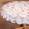 thumbnail image 2 of Rose Trellis Vinyl Table Cover, 2 of 4