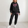 thumbnail image 2 of Valentine's Day Sweatsuits Women 2 Piece Outfit Jogger Set Y2K Cute Hoodie and Pants Tracksuit Set Trouser Suit Casual Leisure Suit Fitness Set Sports Suit Sportswear, 2 of 4