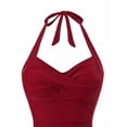 thumbnail image 3 of Tsesme Women Strappy One Piece Swimsuits with Shorts Push up Bathing Suit Ruched swimwear, 3 of 4