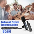 thumbnail image 3 of Mini Wireless Microphone Compatible for Android Video Recording for Phone Speaker Wireless Microphone System, 3 of 9