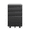 Black | 3-Drawer, variant on Hassch Mobile File Cabinet with Lock, Metal Filing Cabinet with 3 Storage Drawers for Letters/Legal/A4, Fully Assembled Except Wheels, White