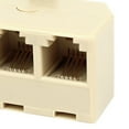 thumbnail image 5 of RJ11 6P4C Male to 3 Female Telephone Line Jack Splitter 3 Way Phone Line Adapter, 5 of 6