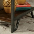 thumbnail image 3 of Home Square Balcon Rustic Wood 1-Drawer Side Table in Oak - Set of 2, 3 of 6