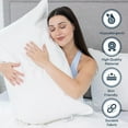 thumbnail image 5 of Pillowtex Bed Pillows for Sleeping - Queen Size, Set of 2, Soft Down Alternative Fill, Hotel Quality | All Positions, 5 of 6