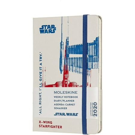 Moleskine 2015 Turntable Planner Moleskine 2020 Star Wars Weekly Planner, 12M, Pocket, X-Wing, Hard Cover (3.5 x 5.5) (Books) ()