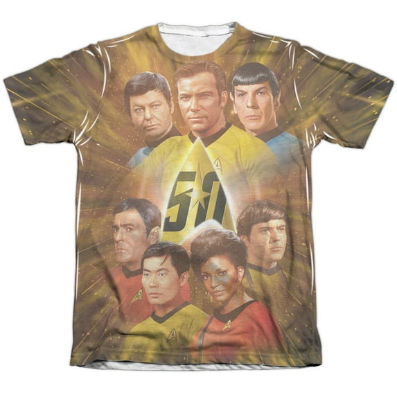 Star Trek - 50Th Anniversary Crew - Short Sleeve Shirt - Large