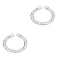 thumbnail image 4 of Sonducket de dijes para mujer - Moda llamativa para cualquier ocasión de cadena de hombre de plata para hombre plata 2piezas, 4 of 6