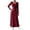 Wine, variant on Winter Dresses for Women Fall Sweater Dress Long Sleeve Babydoll Dresses Crew Neck Casual Knit Maxi Dresses