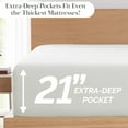 thumbnail image 2 of Southshore Fine Living, Inc. Extra Deep Pocket Cal King Sheets Set, Bed Sheets Set, Light Grey, 2 of 9