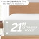 thumbnail image 2 of Juego de sábanas Southshore Fine Living Queen de microfibra gris, 2 of 9