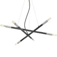 thumbnail image 3 of Westinghouse 6576600 Felix 6 Light 26" Wide Led Sputnik Chandelier - Distressed Aluminum /, 3 of 5