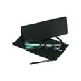 thumbnail image 4 of Premium Optical Quality Narrow Rectangular Horn Rim Eyeglasses Frame Matte Black, 4 of 4