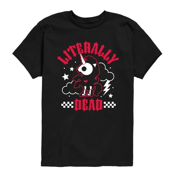 Skelanimals - Literally Dead Unicorn - Youth Boys Short Sleeve Graphic T-Shirt