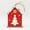 C, variant on Hwkond Xmas Christmas Decorations Indoor Christmas Wooden Crafts Wooden Glowing Small House Log Cabin Pendant Christmas Tree Window Decoration