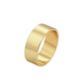 thumbnail image 1 of Anillo Argolla Matrimonio Novios Compromiso Oro Lam Unisex dorado 8, 1 of 6