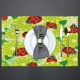 thumbnail image 2 of Ladybugs Flower Placemats Set of 6 Rectangle Table Mats Washable Heat-Resistant Place Mat for Kitchen Dining Table Decor Indoor Outdoor, 2 of 5
