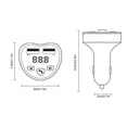 thumbnail image 5 of USB Car Adapter Wireless Bluetooth Kit QC3.0 Fast USB Charger Hands- FM Bluetooth Transmitter, 5 of 7