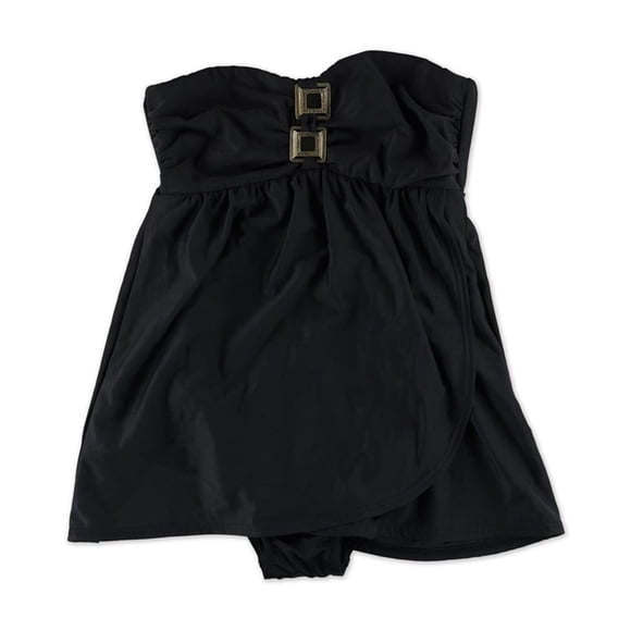 MiracleSuit Bandini de una pieza para mujer con paisaje marino integrado, negro, 8