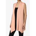thumbnail image 3 of TheMogan Gilets Longs pour Femmes Sans Manches Légers Cardigan Ouvert, 3 of 7