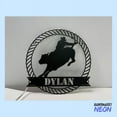thumbnail image 3 of Handmadetneonsign Bull Rider Metal Sign, Bull Riding Metal Light, Bull Wall Art, Home Wall Decor 047192, 3 of 4