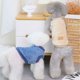 thumbnail image 5 of 2 paquetes de ropa para perros, jersey de felpa para mascotas, suéter para perros, camisa suave y cálida para perros, suéter de invierno para cachorros, gatos, azul + caqui, 5 of 5