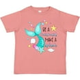 thumbnail image 3 of Inktastic Be a Mermaid Make a Splash Blue Mermaid Tail Boys or Girls Toddler T-Shirt, 3 of 5