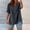 Grey, variant on Women's V Neck Button Down Shirt Casual Summer Tops With Side Slit Womens T Shirt V Neck Juniors T Shirt Ladies Knit Shirts