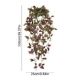 thumbnail image 2 of 2026 Halloween Indooor Decoration Artificial Hanging Pothos Vines Fake Plants For Wall Indoor Greenerys Decor For Halloween Thanksgiving Farmhouses Room, 2 of 6