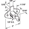 thumbnail image 2 of Drawer and Cabinet Lock, 7/8 in., Diecast, Brass Plated, Yale Keyway, 2 of 2