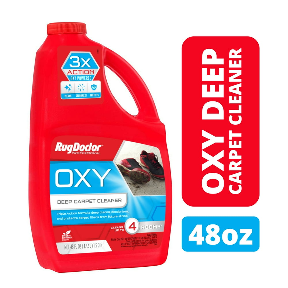 Rug Doctor Triple Action Oxy Deep Carpet Cleaner, NonToxic Formula, 48