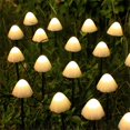 thumbnail image 1 of POINTERTECK LED Solar Mushroom Colored Lights Cute Fairy String Light for Garland Furniture Decor, 1 of 6