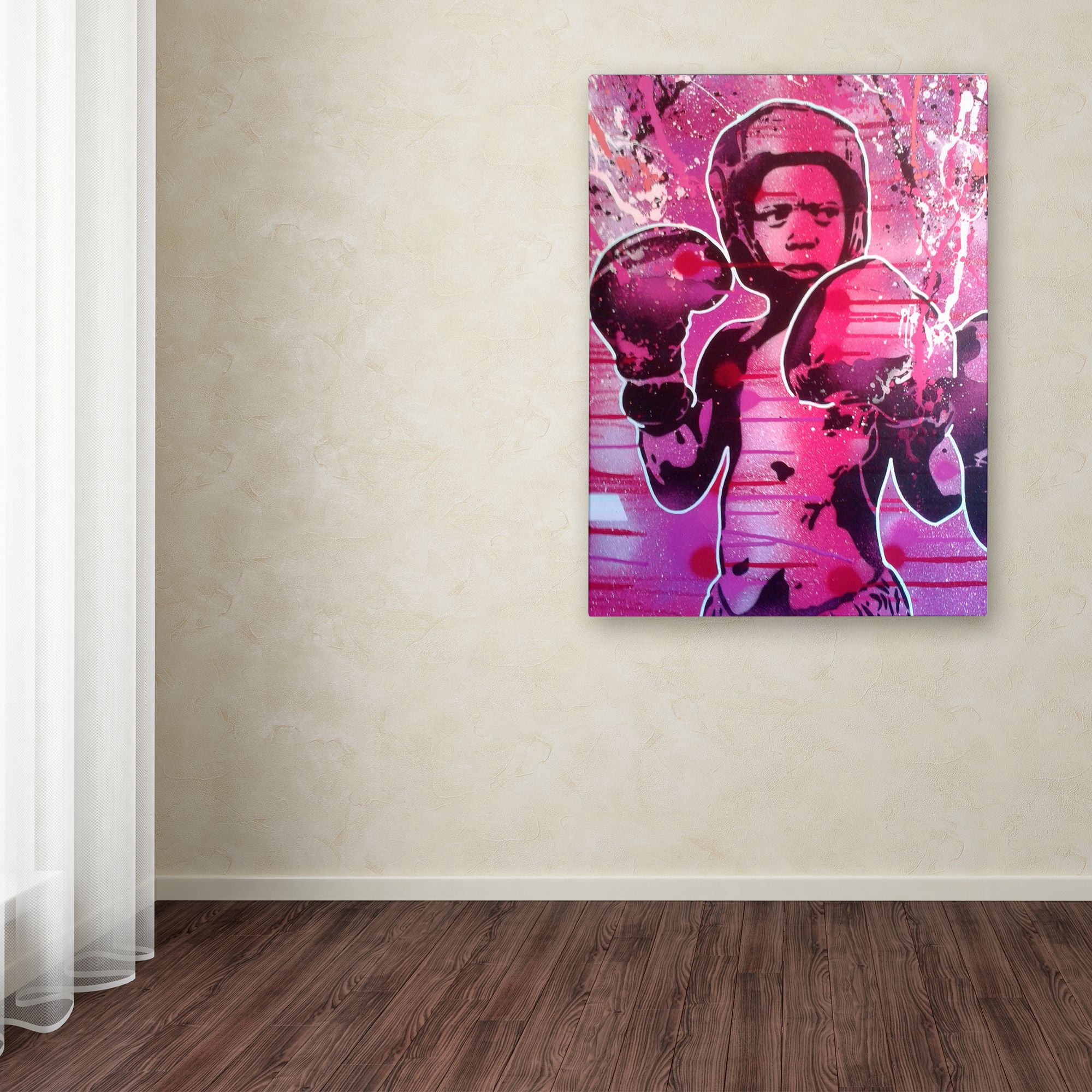 Trademark Fine Art 'Boxer Kid 1' Canvas Art by Abstract Graffiti